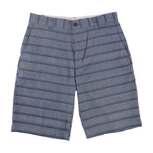 Dockers Mens Perfect Flat Front Casual Walking Shorts, Blue, NWT